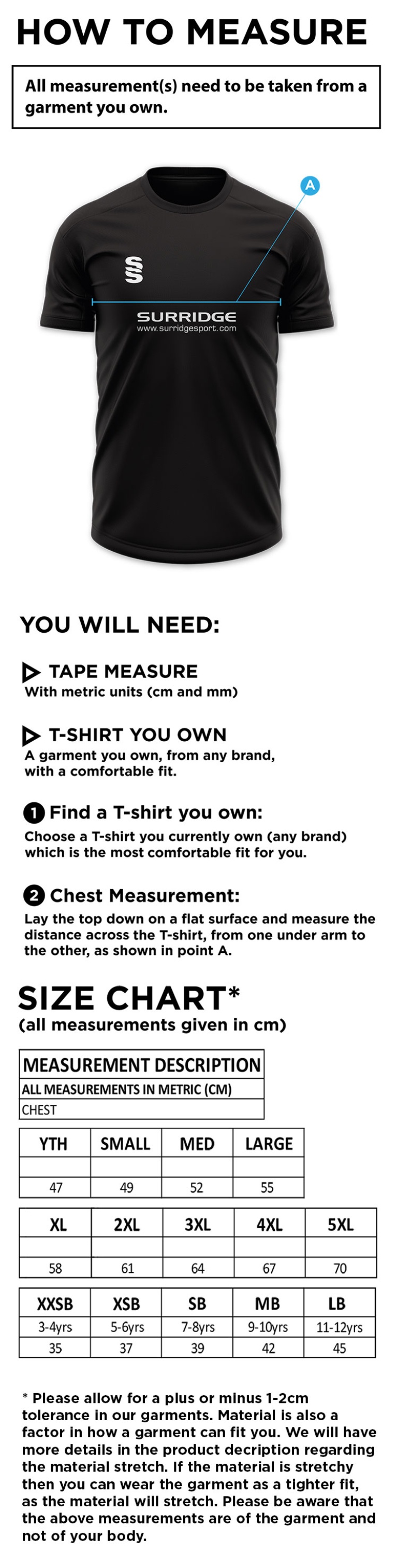 PENKRIDGE MIDDLE SCHOOL Dual Games Shirt : Navy - Size Guide